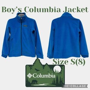 Boys Clothes Columbia Steens Mountain II Fleece Jacket Size S(8)